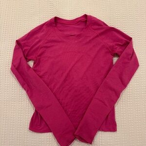 Lululemon Swiftly Tech Waist Length Sonic Pink Size 2 Colorful Athletic